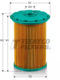 TECNECO FILTERS gs0493e -  GS0493-E ФИЛЬТР ТОПЛИВНЫЙ TECNECO